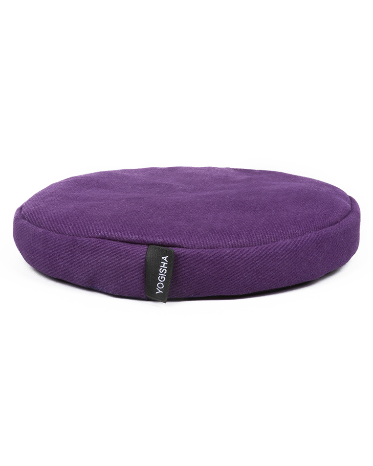 Yogisha Singing Bowl Cushion Deluxe - Purple-1