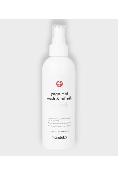 Manduka Yoga Mat Wash & Refresh 237ml - Lemongrass
