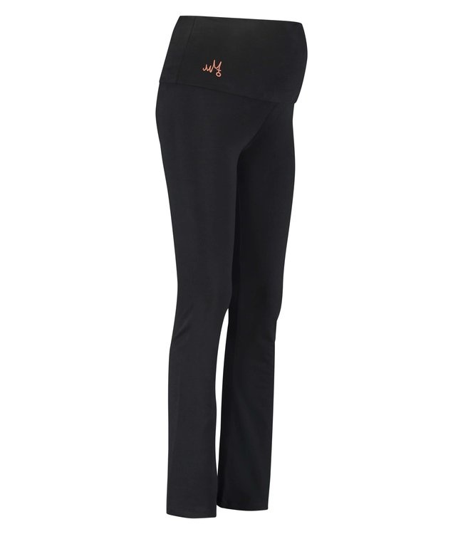 Black Maternity Yoga Pants– PinkBlush