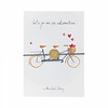A Beautiful Story A Beautiful Story Schmuck Karte  - Tandem Bike