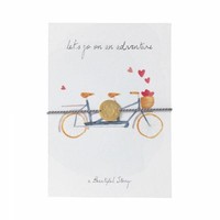 A Beautiful Story Jewelry Post Card  - Tandem Bike