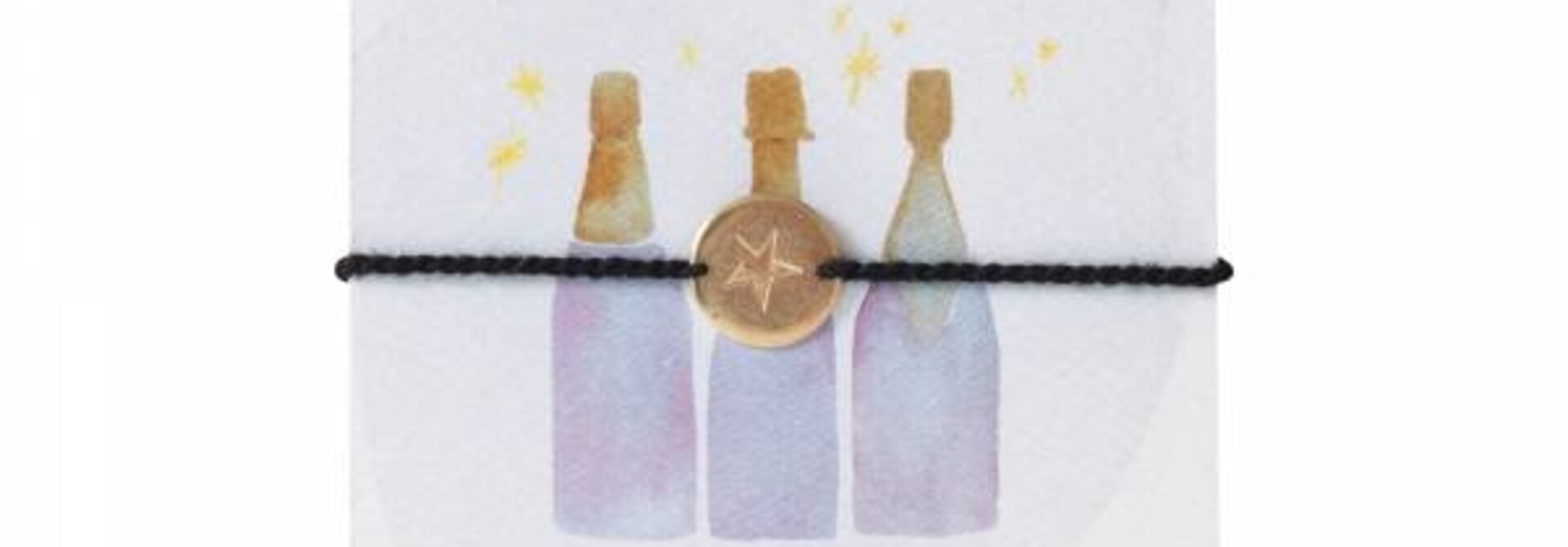 A Beautiful Story Schmuck Karte - Champagne