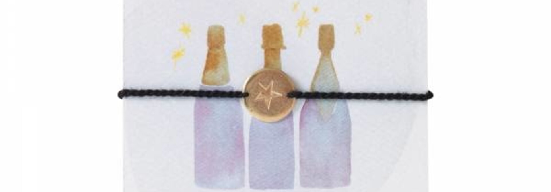 A Beautiful Story Sieraden Ansichtkaart - Champagne