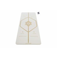 Liforme White Magic Travel Yogamatte 180cm 66cm 2mm - White/Gold