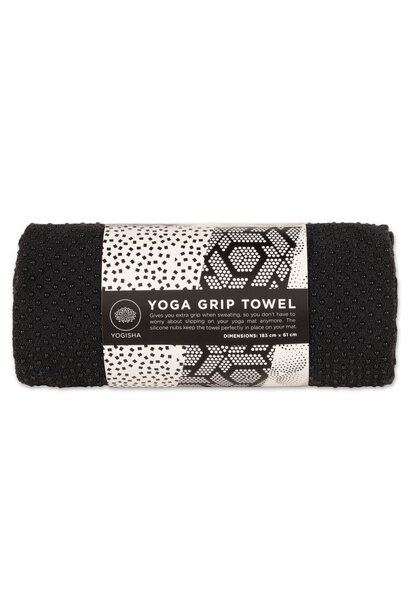 Yogisha Yoga Handdoek - Zwart