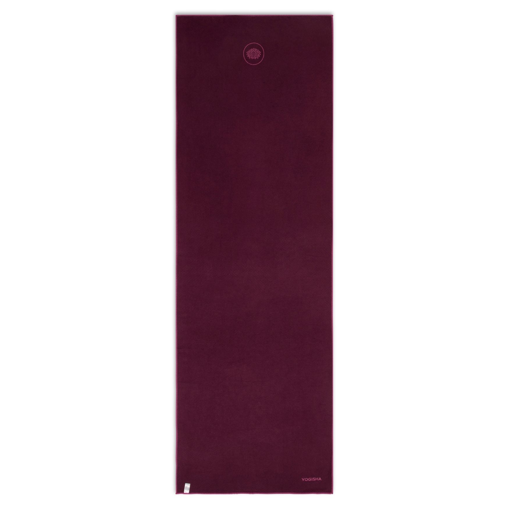 Yogisha Yoga Handdoek 183cm 61cm - Aubergine-2