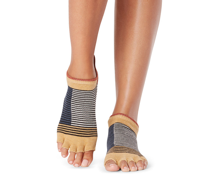 Toesox Yoga Halbzehsocken Low Rise - Composition