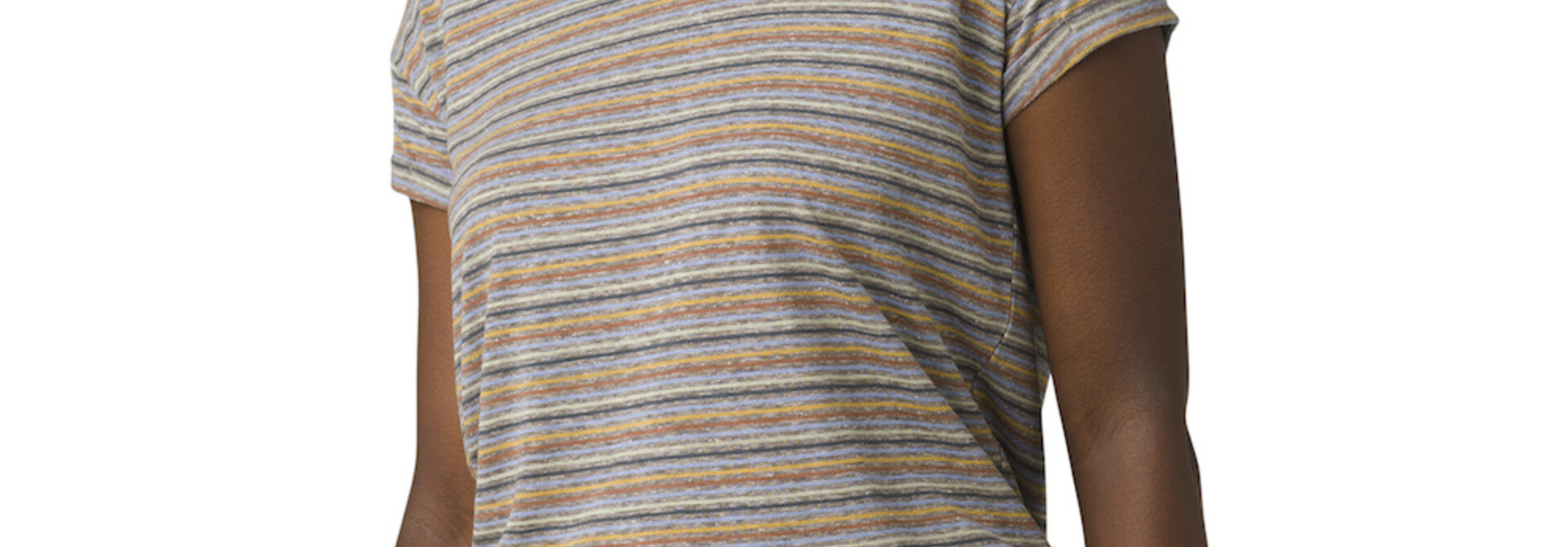 PrAna Cozy Up T-shirt - Rainbow Stripe