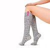 Soxs Soxs Women's Socks - Grey/Bubble Gum Knee High