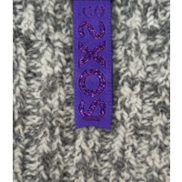 Soxs Damen Socken - Grey/Purple Sapphire Half High