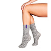 Soxs Soxs Women's Socks - Grey/Purple Sapphire Half High