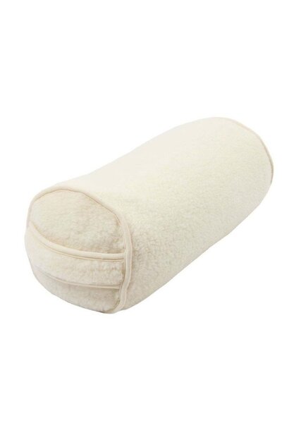 Bolster ull Premium wool yoga bolster, Silver Grey - Yogiraj