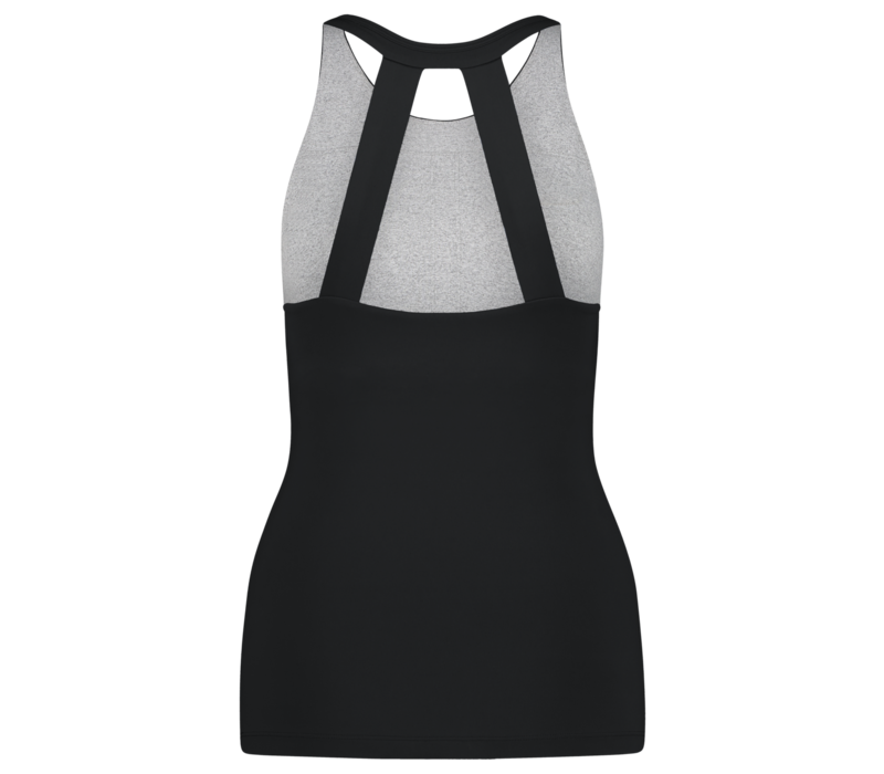 House of Gravity Silhouette Tank Top with Bra - Black Sapphire