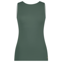 House of Gravity Divine Tank Top with Bra - Pebble Green