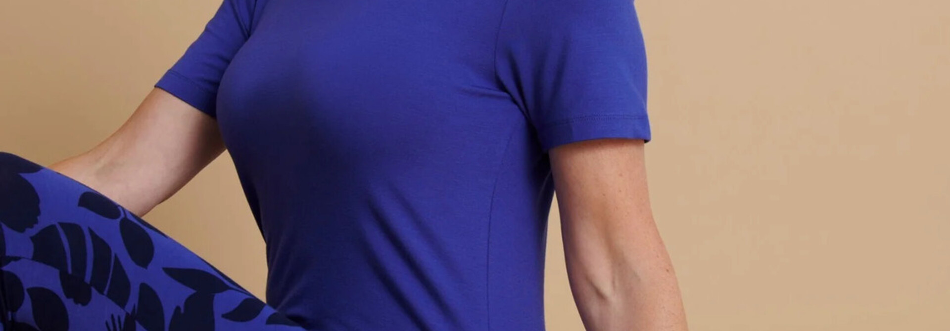 Asquith Bend It Tee - Indigo - Dames - Yoga Specials