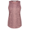 House Of Gravity House of Gravity Loose Tank Top - Mauve Snake