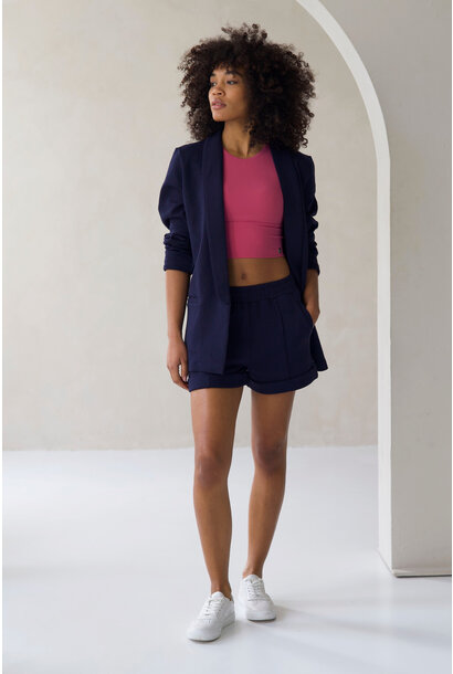 House of Gravity Oversized Blazer - Deep Azurite Blue