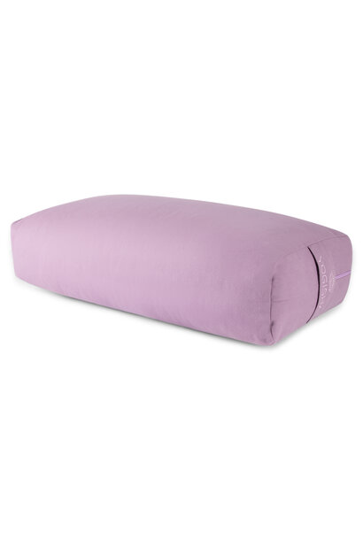 Yogisha Yoga-Bolster, rechteckig, Kapok – Hellrosa