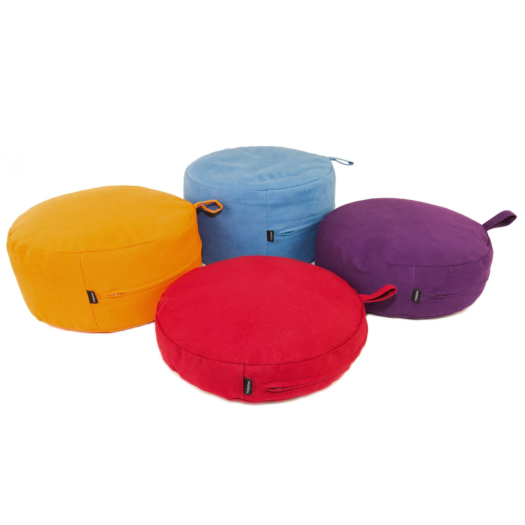 Yogisha Meditatiekussen Deluxe 9cm hoog - Lichtblauw-3