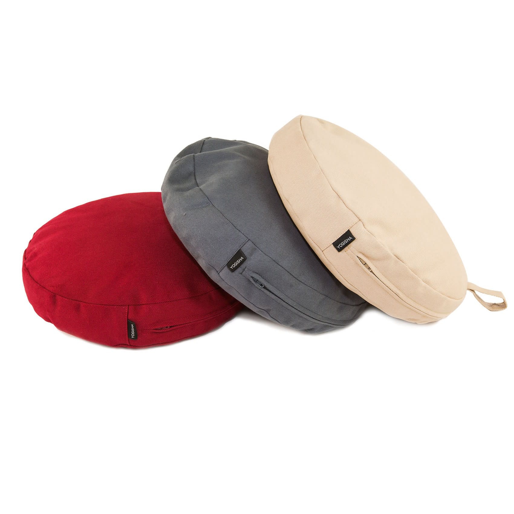 Yogisha Meditation Cushion Deluxe 5cm high - Sand-3