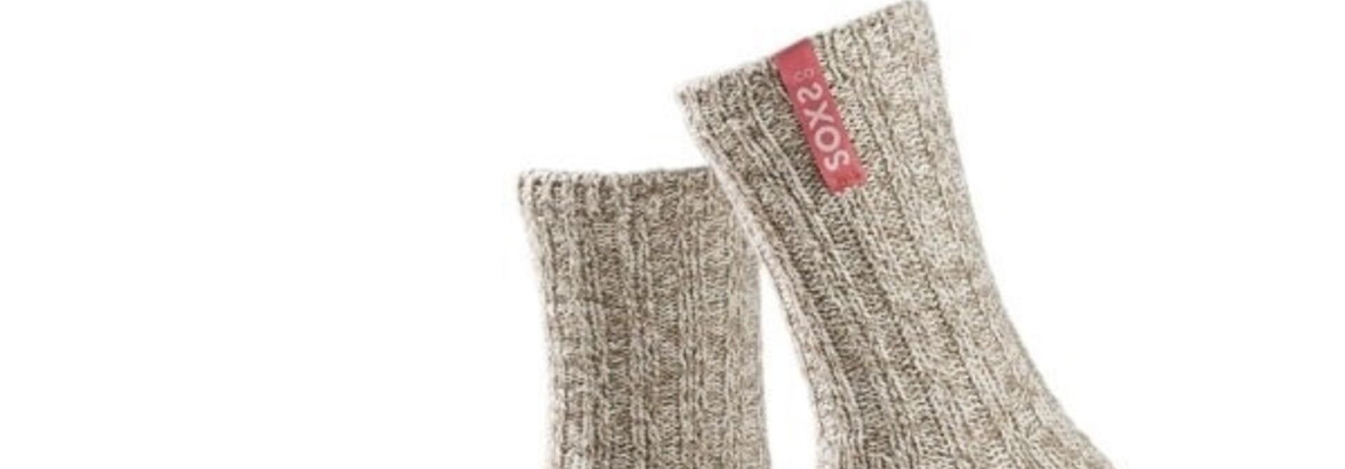 Soxs Anti Slip Socks Medium - Beige/Rose Shadow 37-41