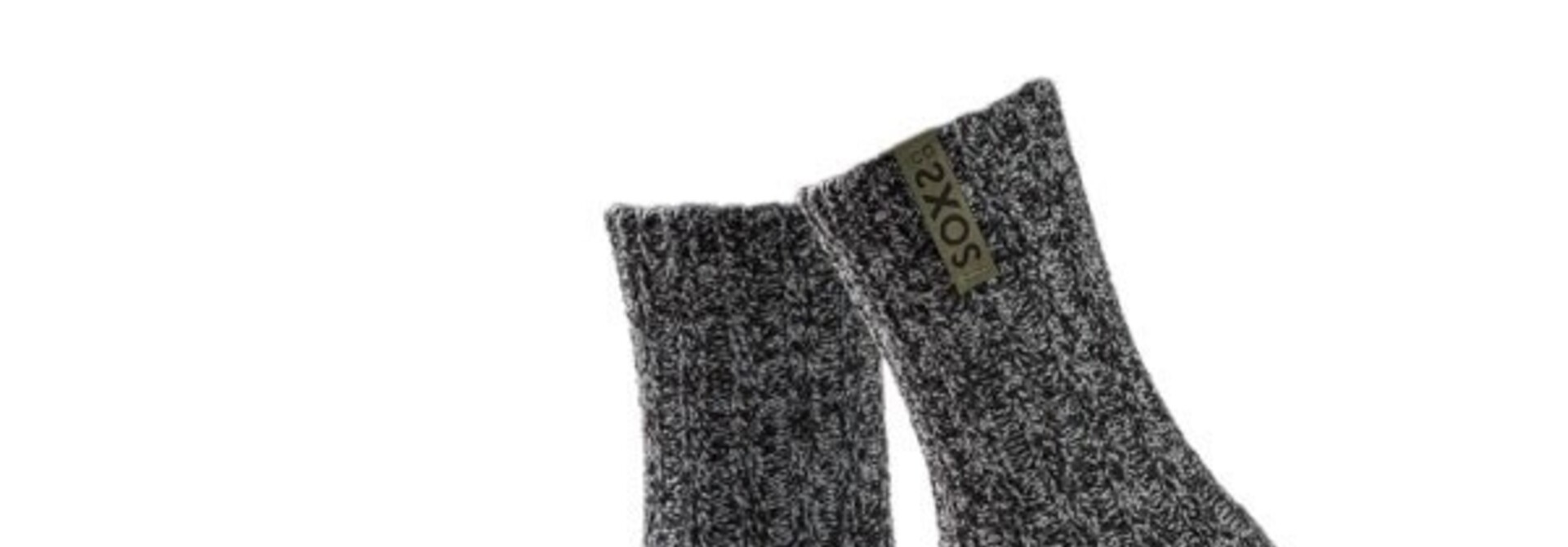 Soxs Socks Medium - Dark Grey/Whisper Green 42-46