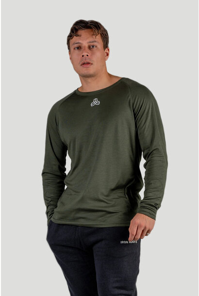 Iron Roots Performance Longsleeve - Pine Green