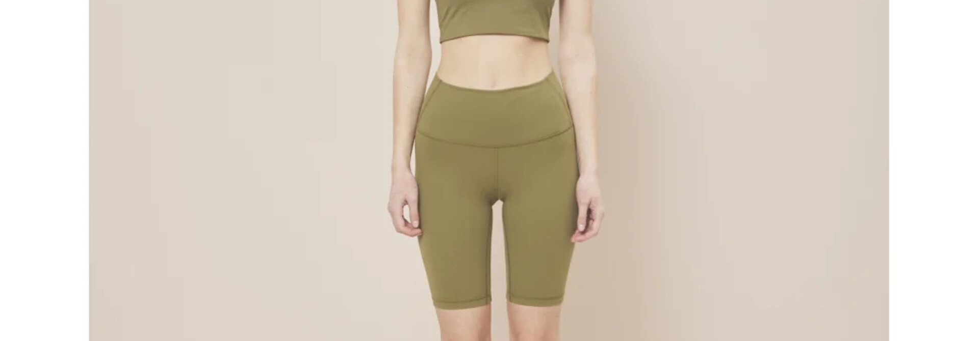 Moonchild Yoga Wear Lunar Luxe Shorts - Olive Green