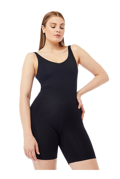 Mandala Yoga Romper - Black