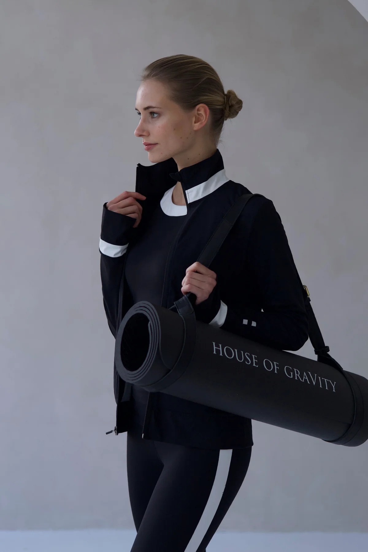 House of Gravity Performance Jacket - Black x White-9