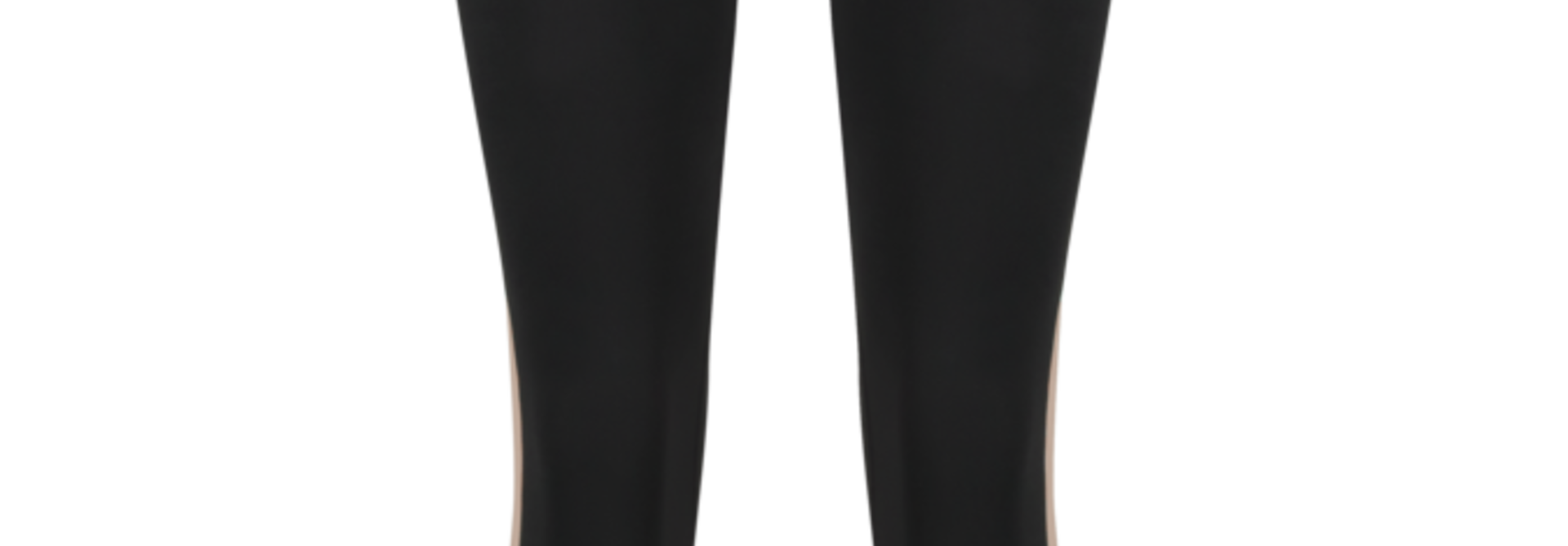House of Gravity Stripe Leggings - Black x Sand