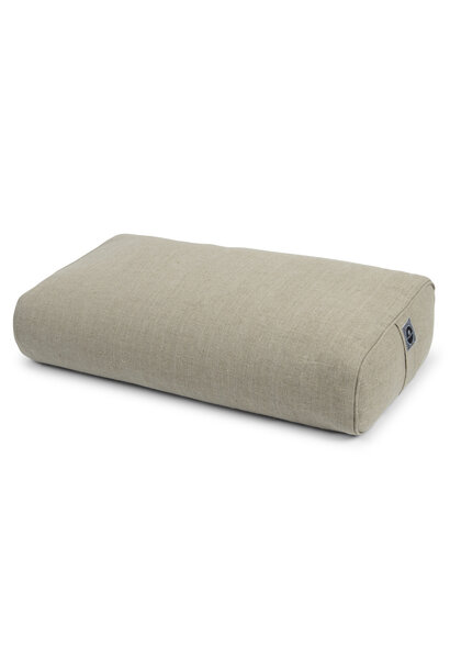 Yogisha Yoga Bolster Rectangular Buckwheat - Hemp