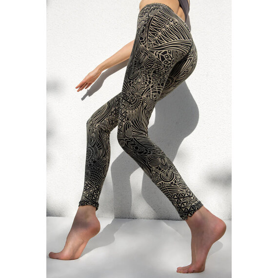 Wolven Legging - Moonlight Mandala - Yogisha Amsterdam