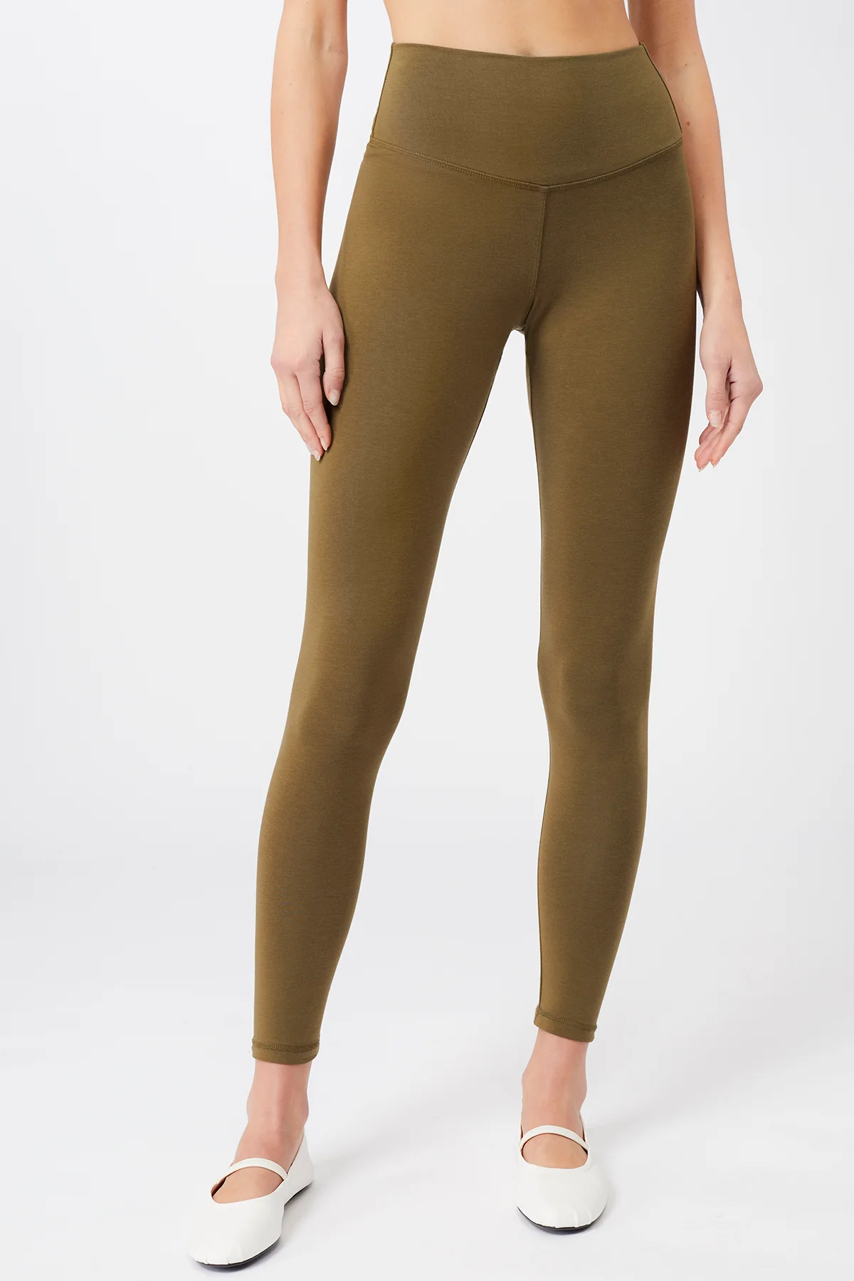 Premium Dames Legging Katoen, Basic Legging