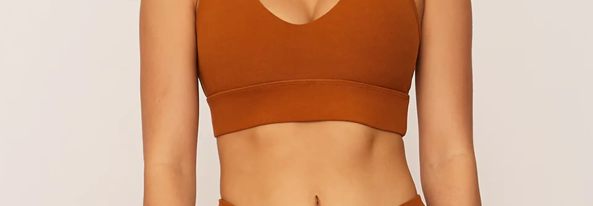 Wolven Racerback Bra - Tumeric