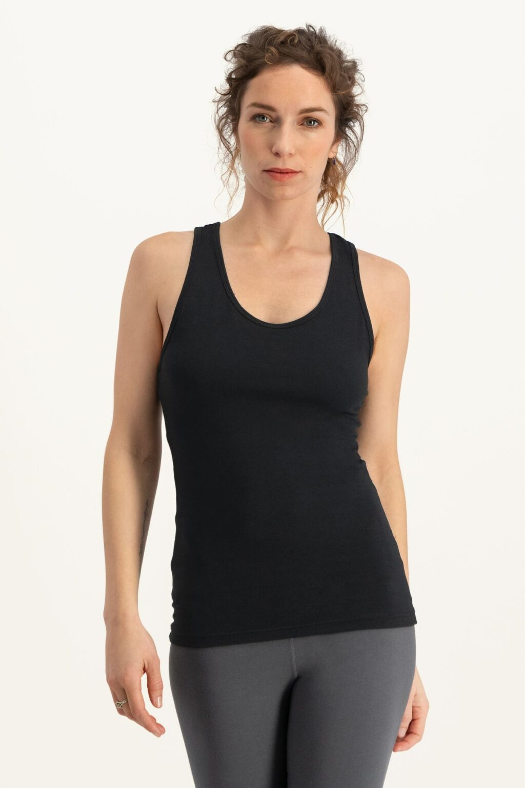 Black Yoga Tank Tops & Sleeveless Shirts.