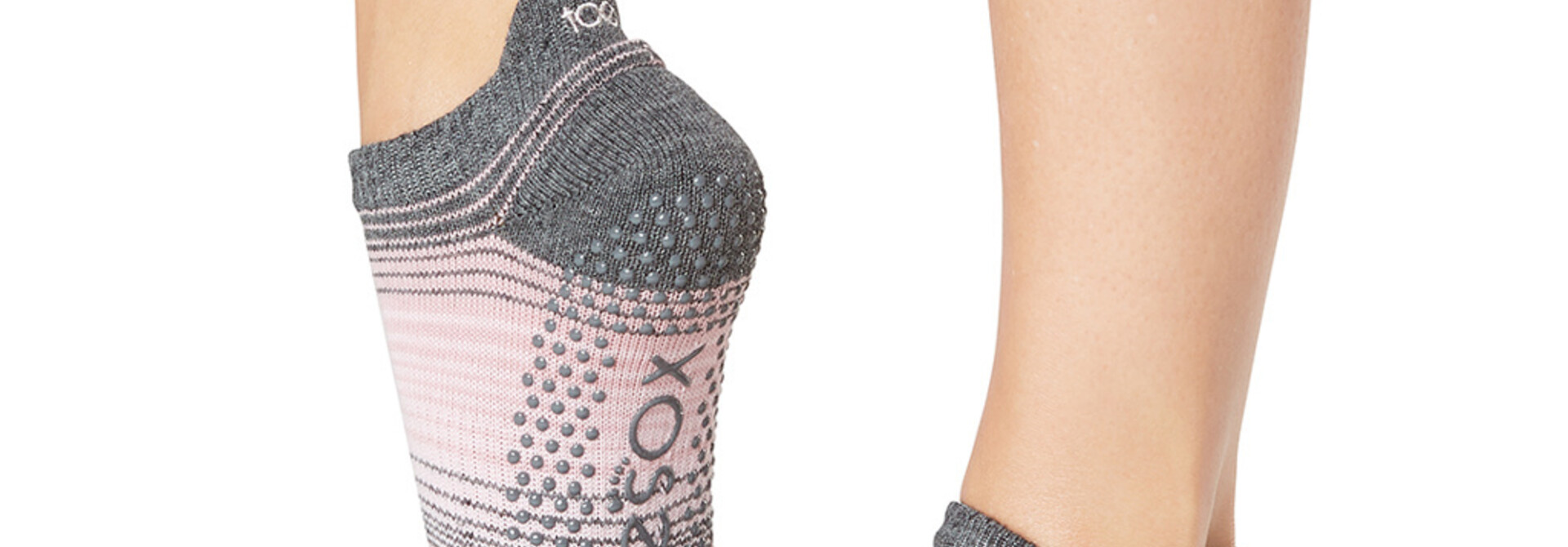 Toesox Yoga Socks Low Rise Full Toe - Echo