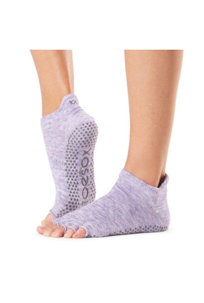 Toesox Halbzehsocken Low Rise Half Toe – Heather Purple