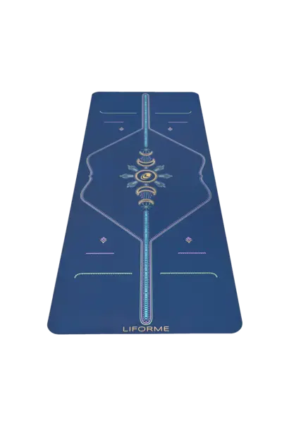 Liforme Yoga Mat - Cosmic Moon Dusk Blue