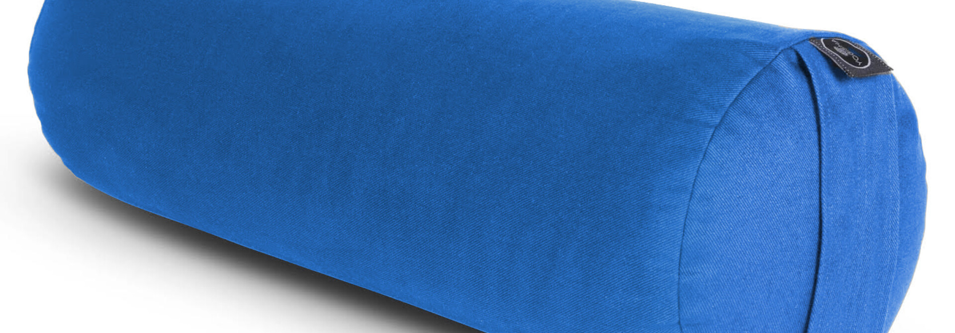 Yoga Bolster Rund Buchweizen Deluxe - Hellblau