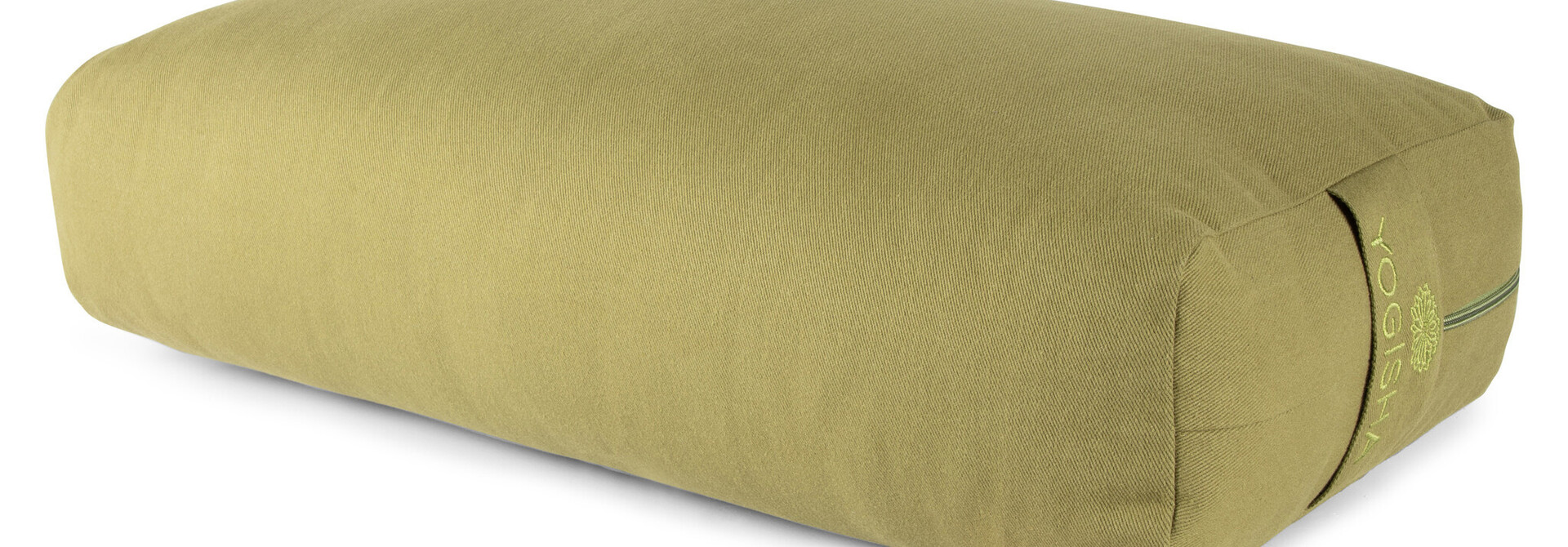 Yogisha Yoga Bolster Rectangular Buckwheat - Olive Green