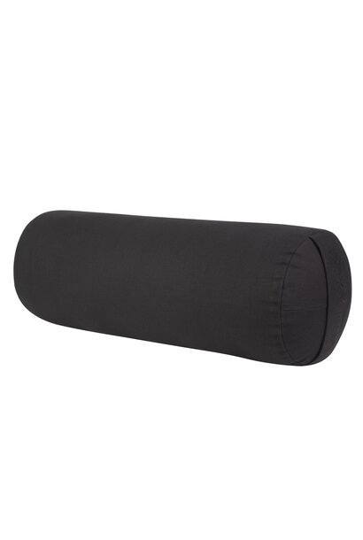 Yogisha Yoga Bolster Round Buchweizen Basic - Schwarz