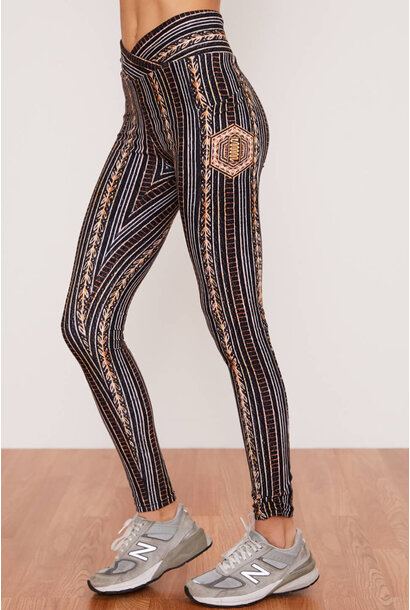 Wolves Crossover-Taschen-Leggings – Zephyr