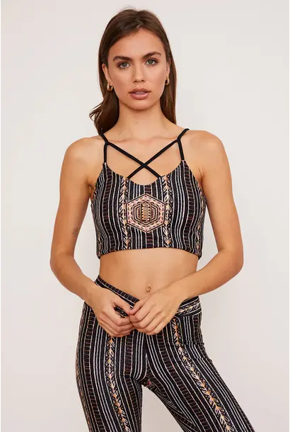 Wölfe Crisscross Four Way Top – Zephyr