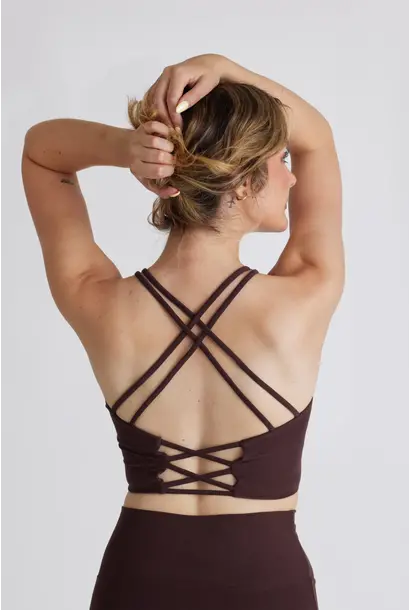 Wolven Criss Cross Tank - Chai
