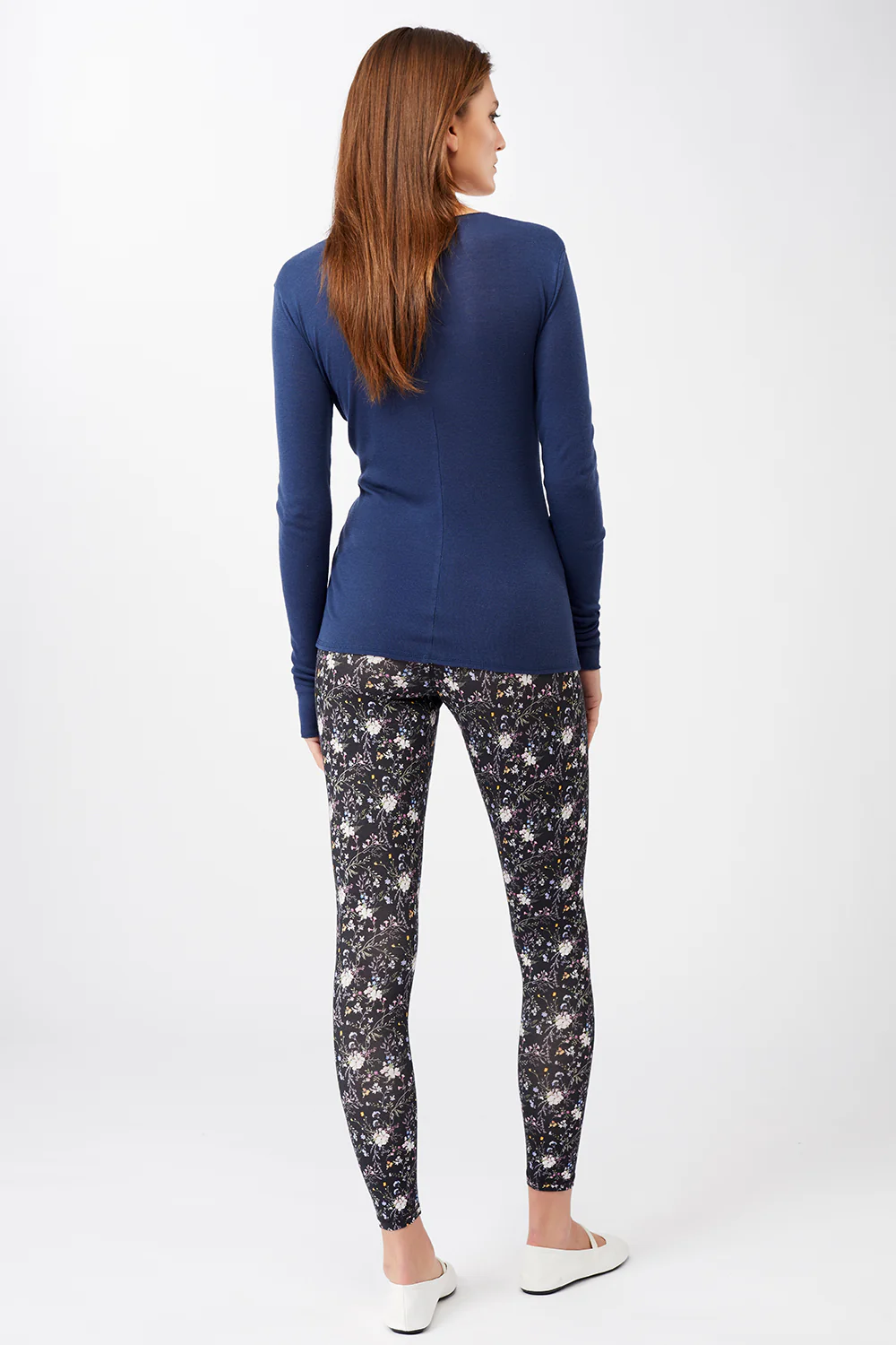 Mandala Crew Neck Longsleeve - Blue-5