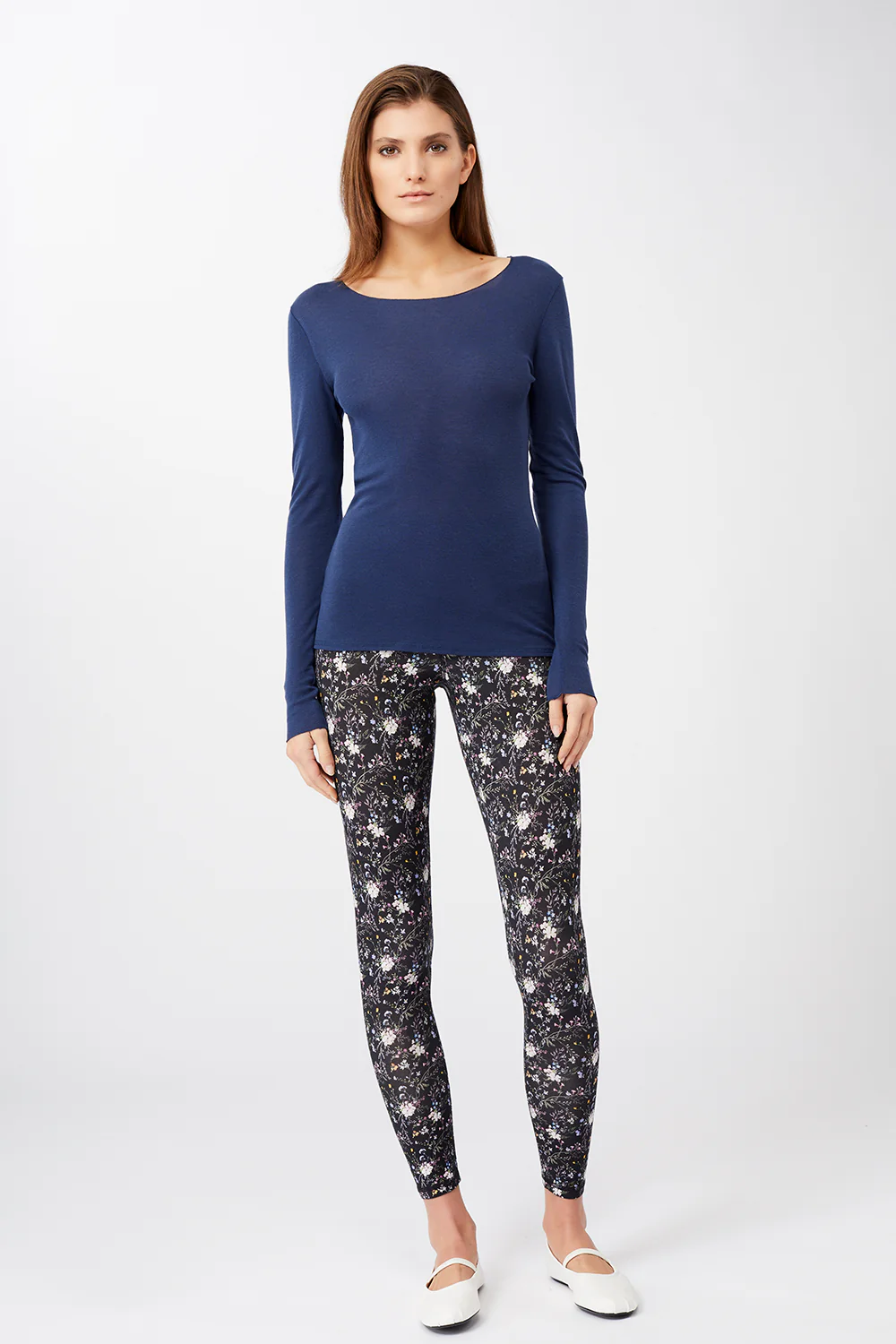 Mandala Crew Neck Longsleeve - Blue-4