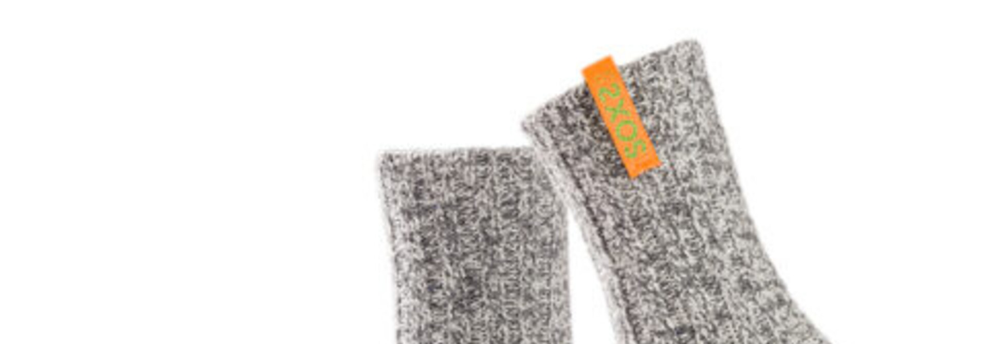 Soxs Sokken - Grey/Sunny Lime 37-41