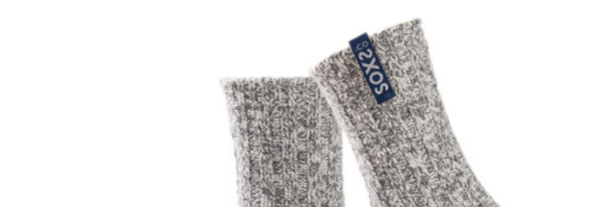 Soxs Anti-slip Socks Medium - Grey/Blue Nights 42-46