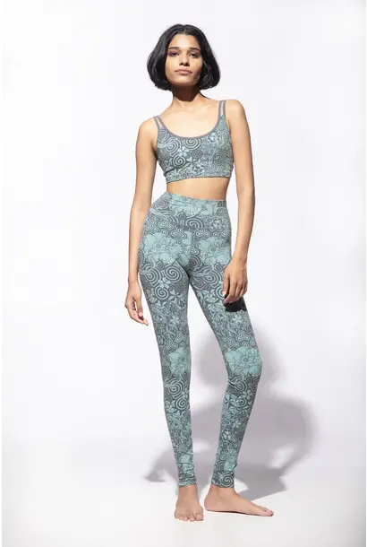 Funky Simplicity Legging 'Normal Leg' - Mizu/Grey Nagomi